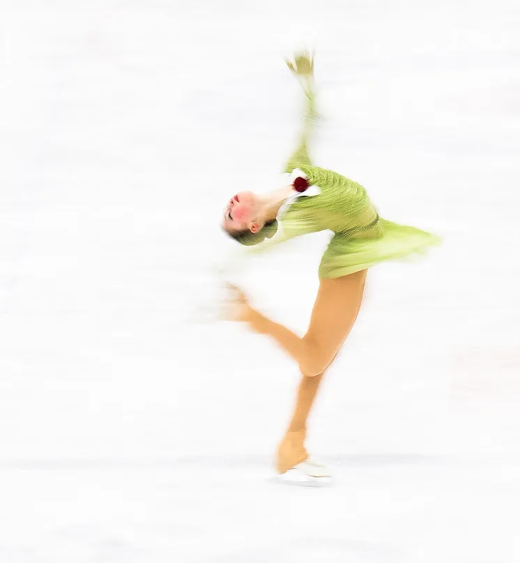 De Belgische Nina Pinzarrone uit België, die vierde werd in Tilburg.  