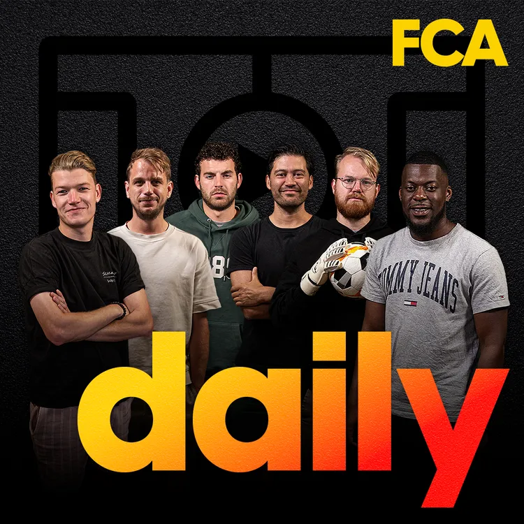 Elke werkdag bespreken Neal Petersen, Bruce Tol, Wouter Boerkamp, Jaron Blonk, Lars van Eijden, Jamil Mensah, Nicky van der Gijp, Mart ten Have en Lars van Velsum het laatste voetbalnieuws in FCA Daily.