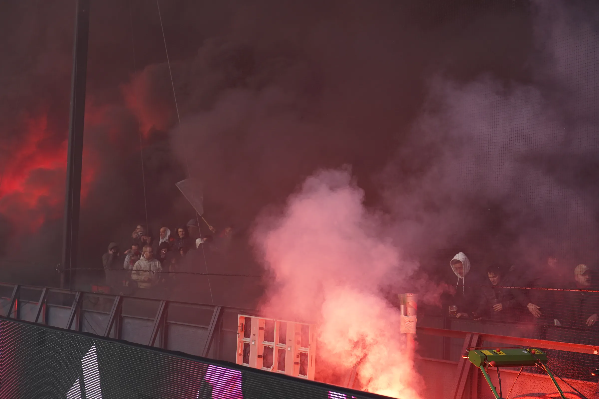 Vuurwerkincident bij Bekerduel Feyenoord - Ajax