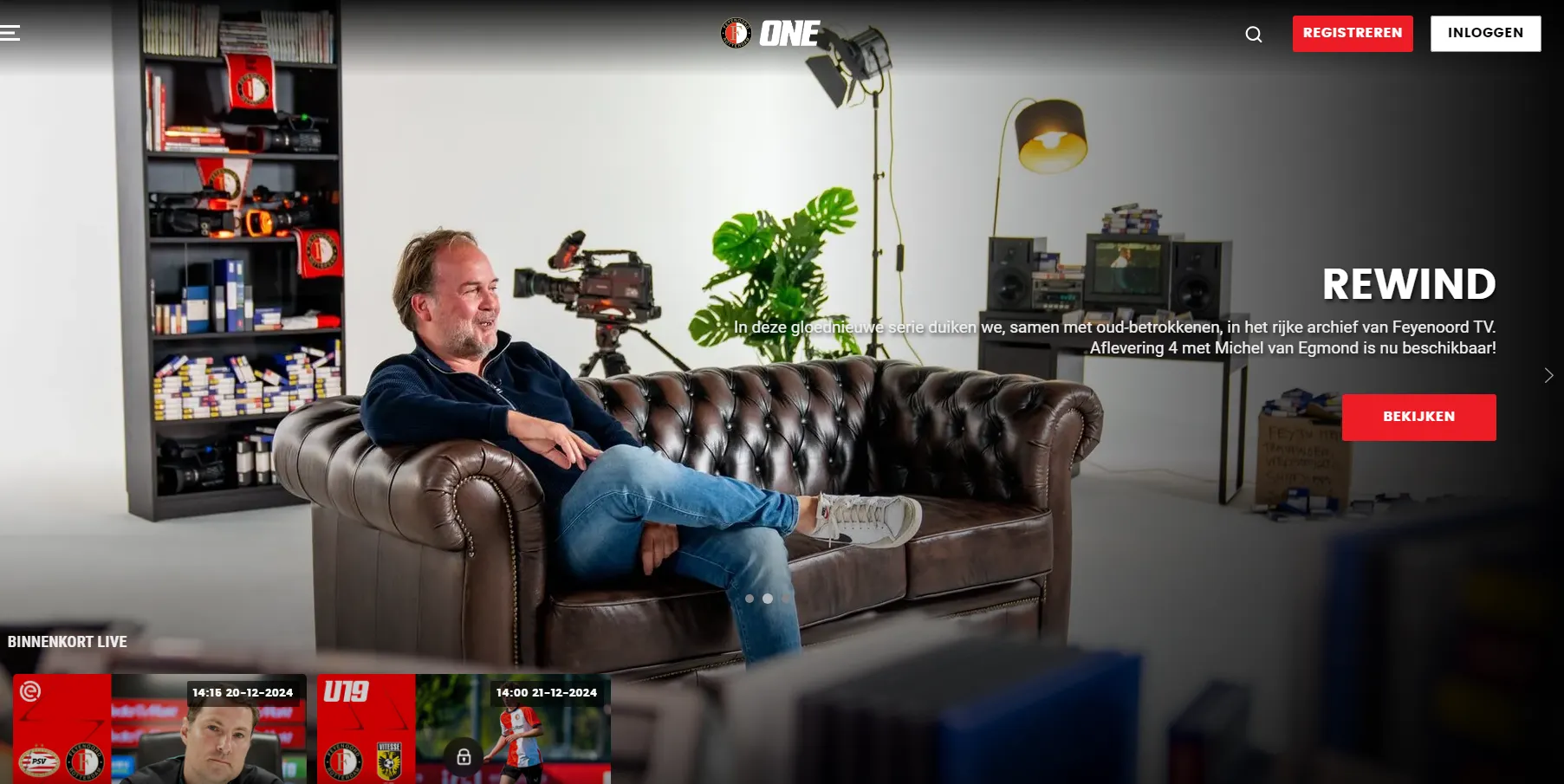 Feyenoord tevreden over eerste jaar streamingdienst Feyenoord One