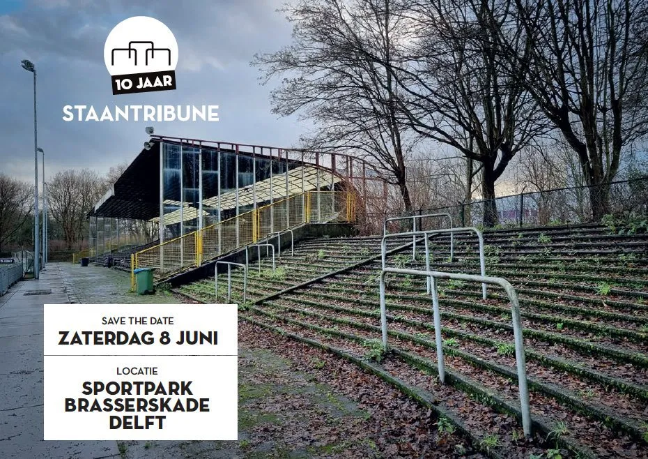 Staantribune viert jubileum met toernooi op historische grond